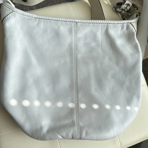 Coach White Sling /Shoulder Leather Bucket Bag - Picture 11 of 13